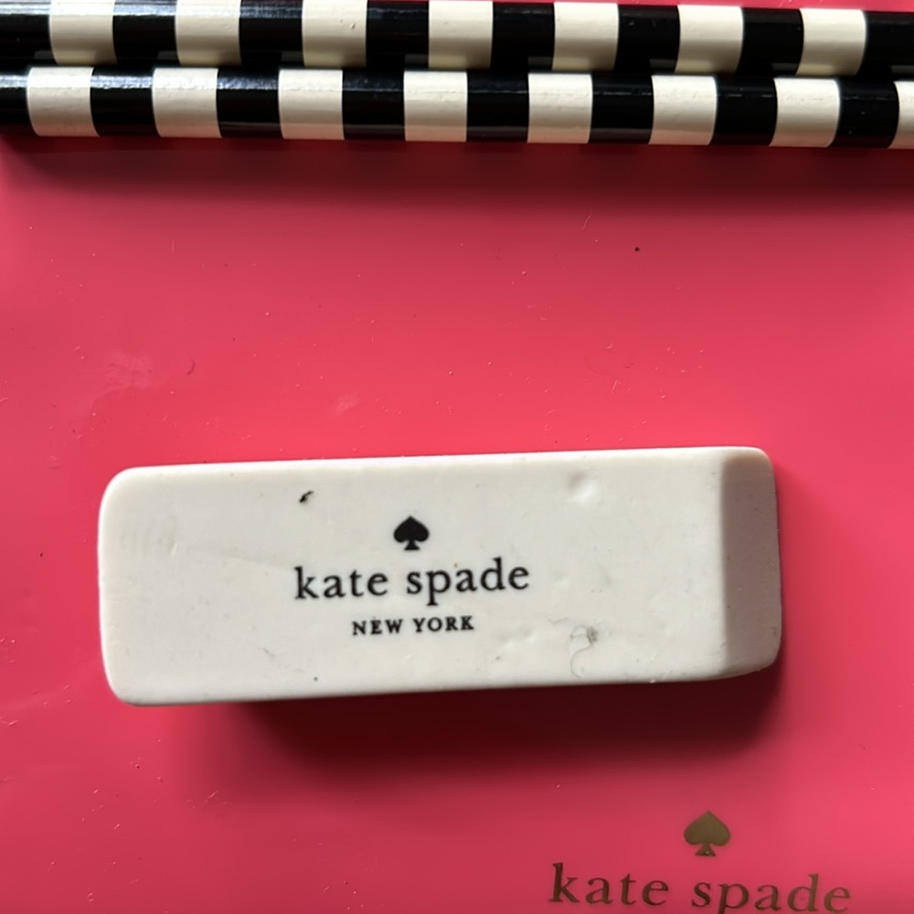 Kate Spade Same Mistakes pencil pouch case set - Picture 4 of 8
